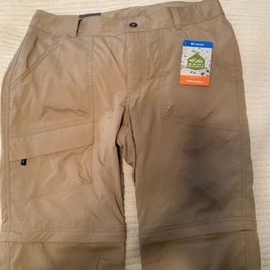 Women’s Columbia zip off hiking pants